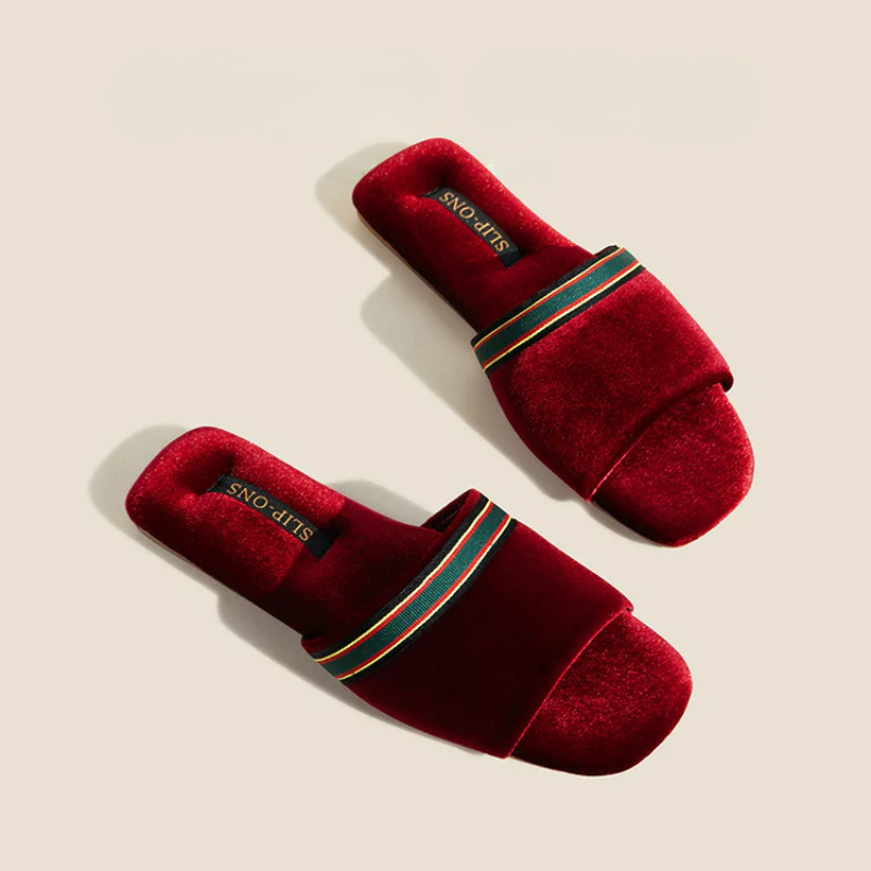 Spin-ons Open Toe Slippers
