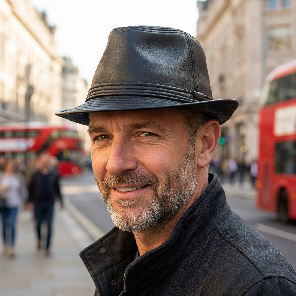 The Darling Leather Hat