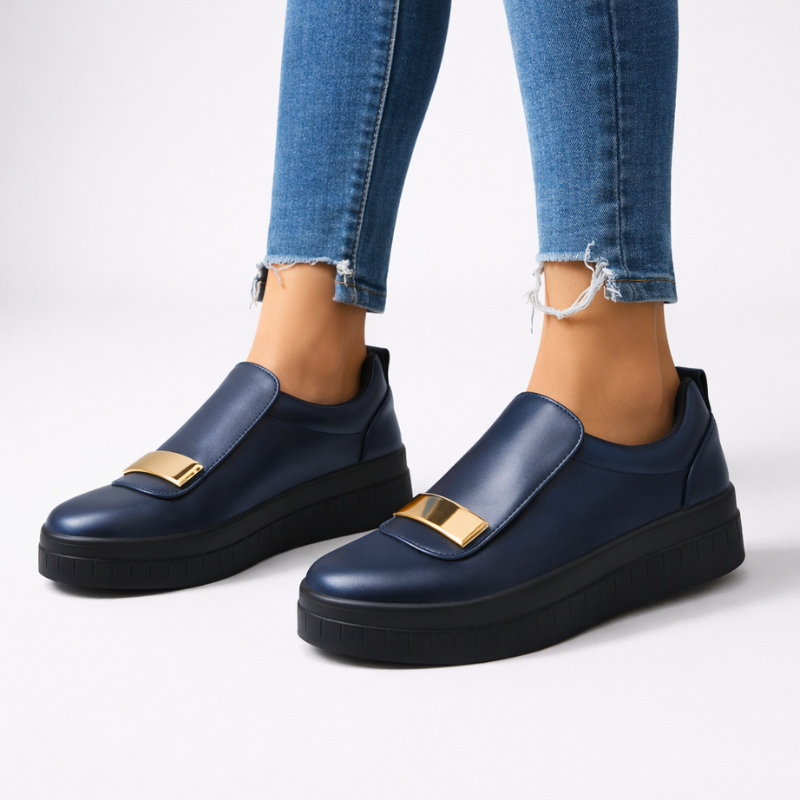 Gold Olive Shoes