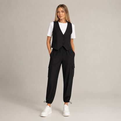 Fortini 2-Piece Pinstripe Set