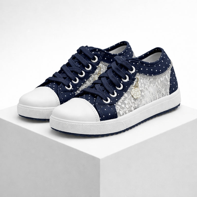 Stacy Denim Lace Sneakers