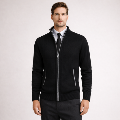 Steward Zipper Cardigan