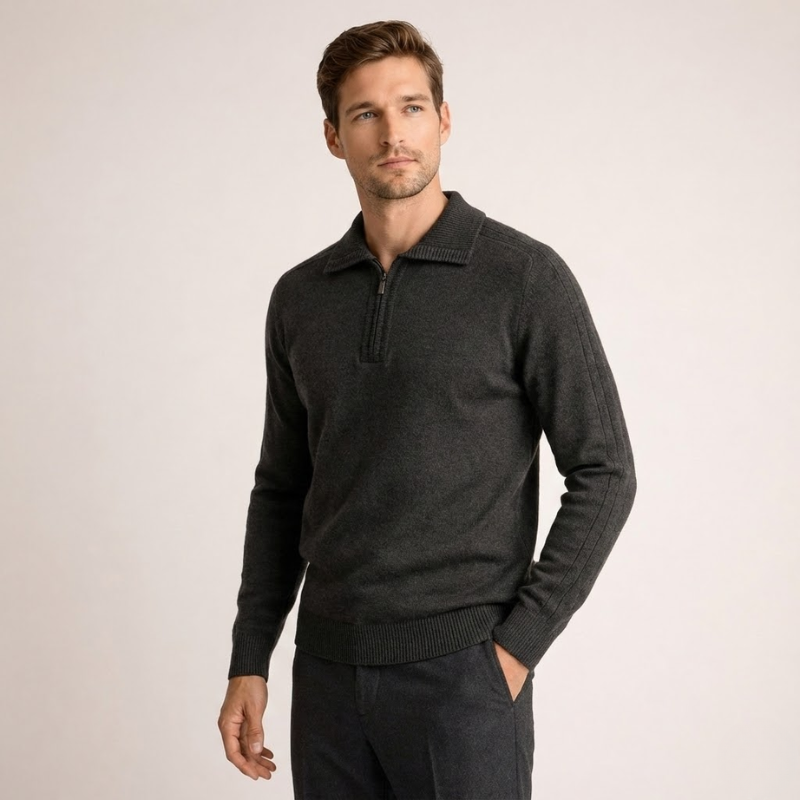 Jack Vanderbilt Polo Sweater