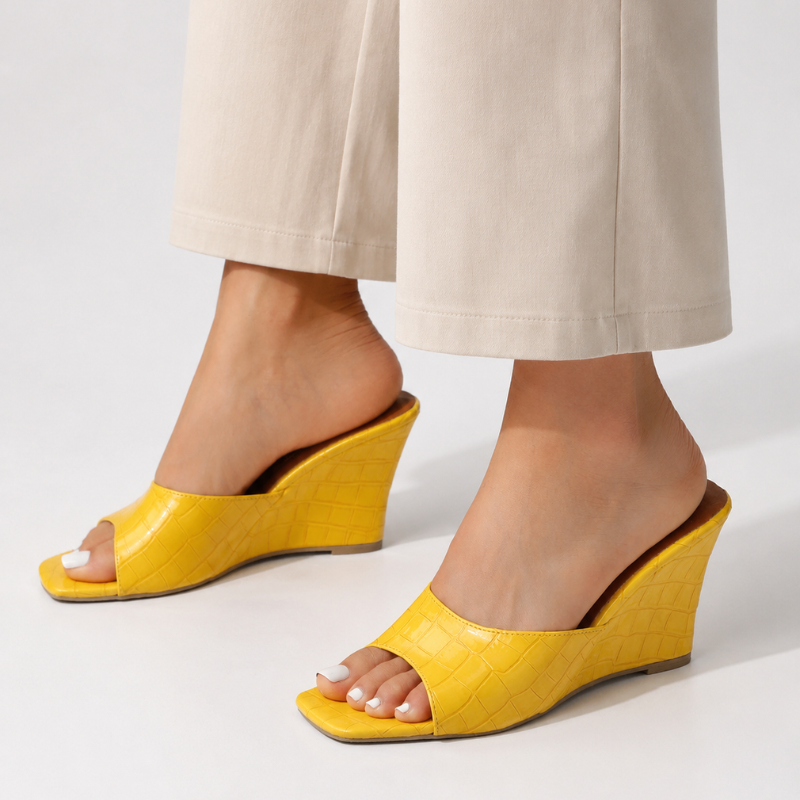 Christina Wedge Sandals