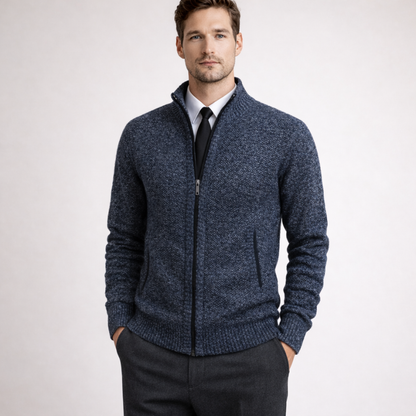 Steward Zipper Cardigan
