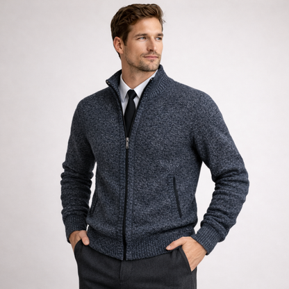 Steward Zipper Cardigan