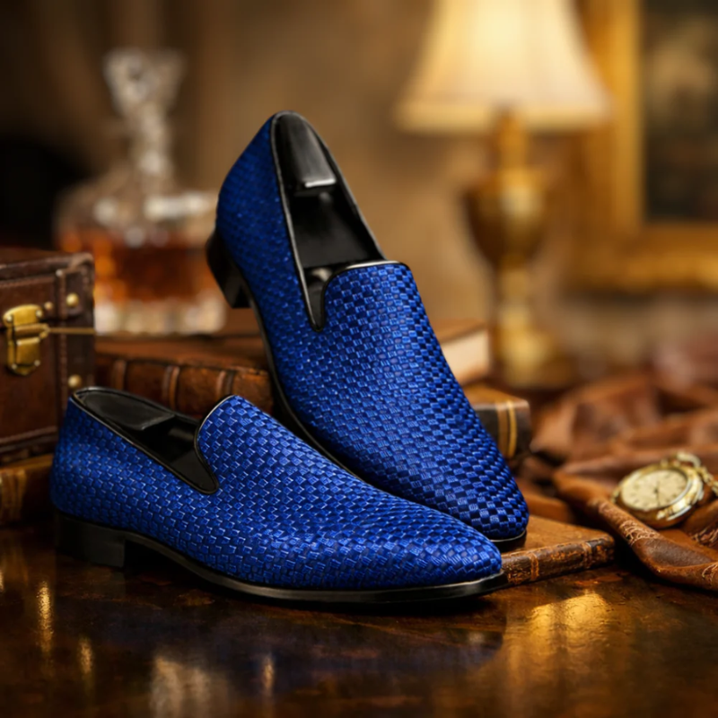 Benedict Velvet Flat Shoes