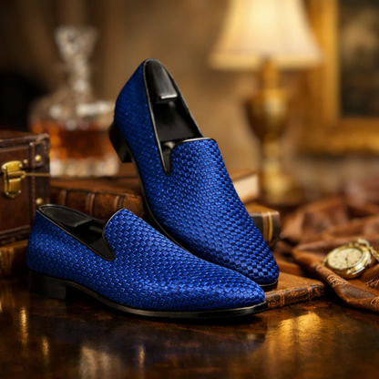 Benedict Velvet Flat Shoes