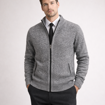 Steward Zipper Cardigan