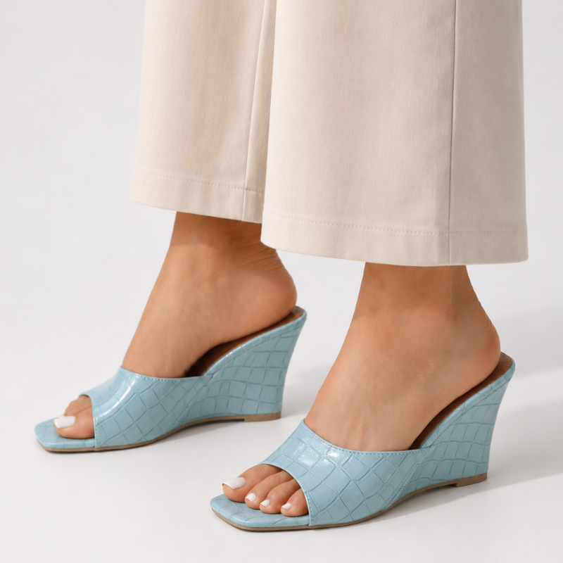 Christina Wedge Sandals