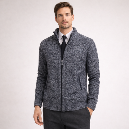 Steward Zipper Cardigan