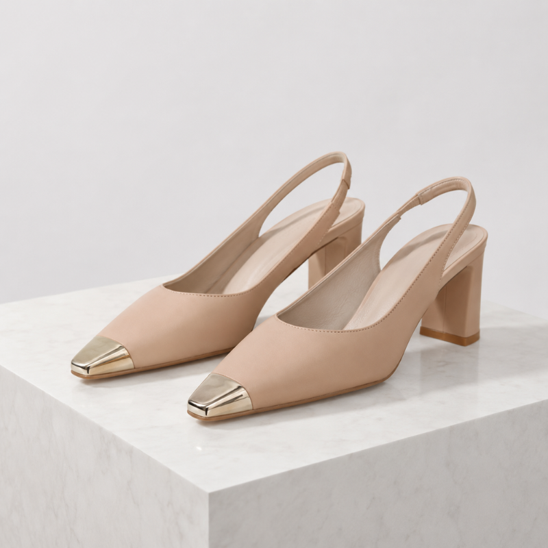 Maren Square Toe Heels