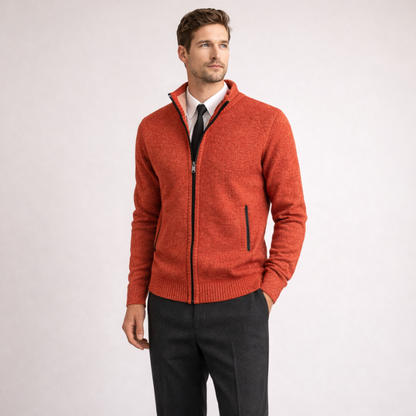 Steward Zipper Cardigan