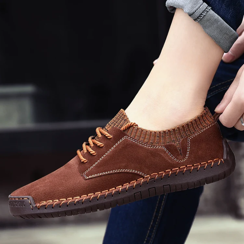 Jonathan Suede Flats