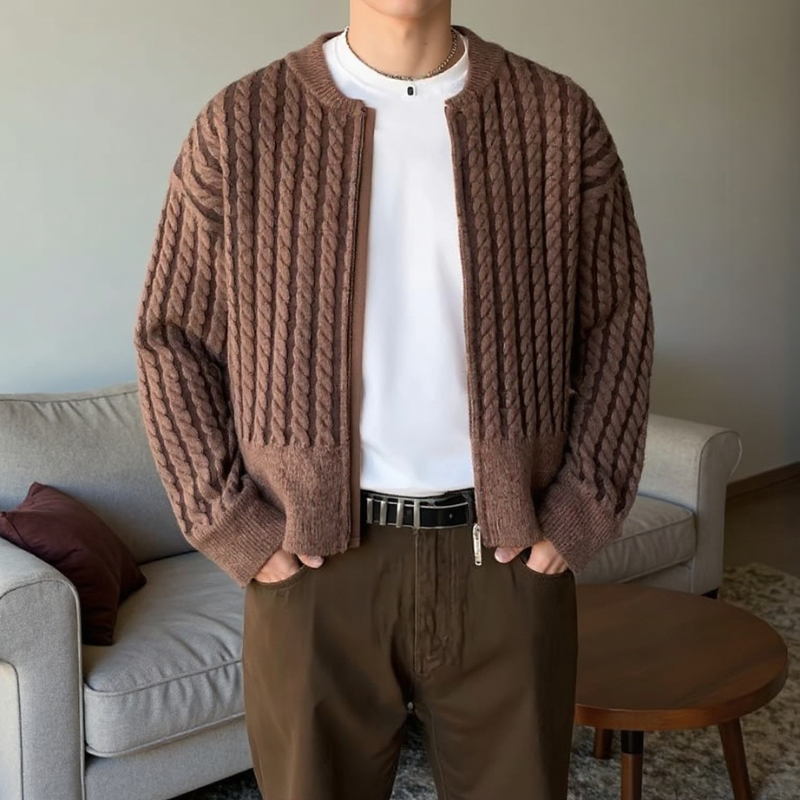 Orlando Zip Cardigan