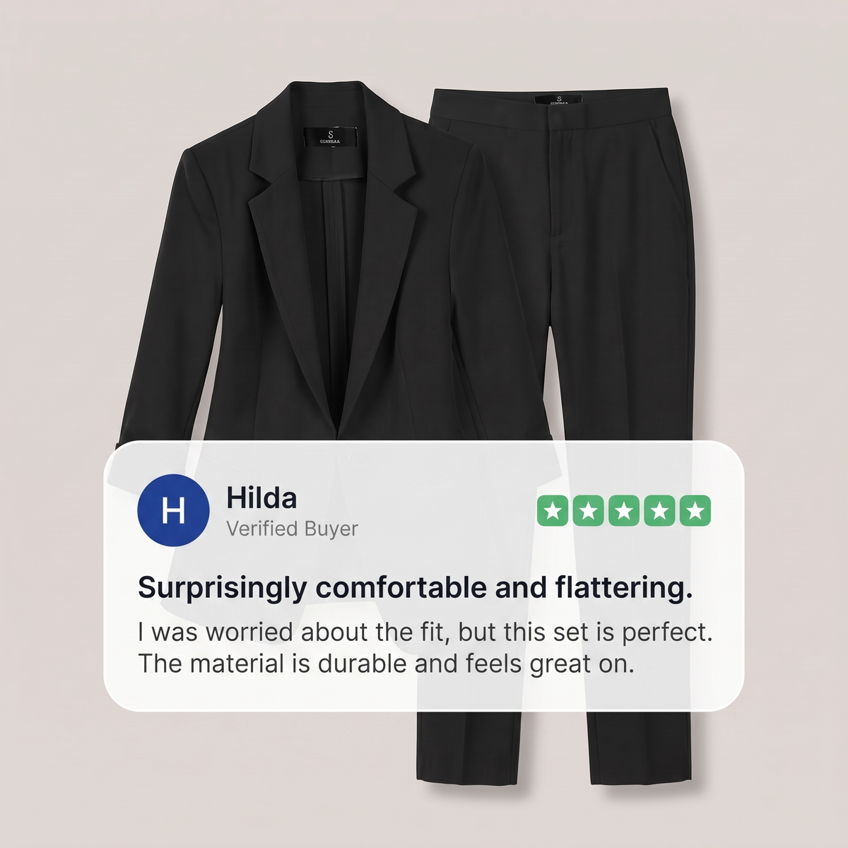 Isla Blazer & Trouser Set