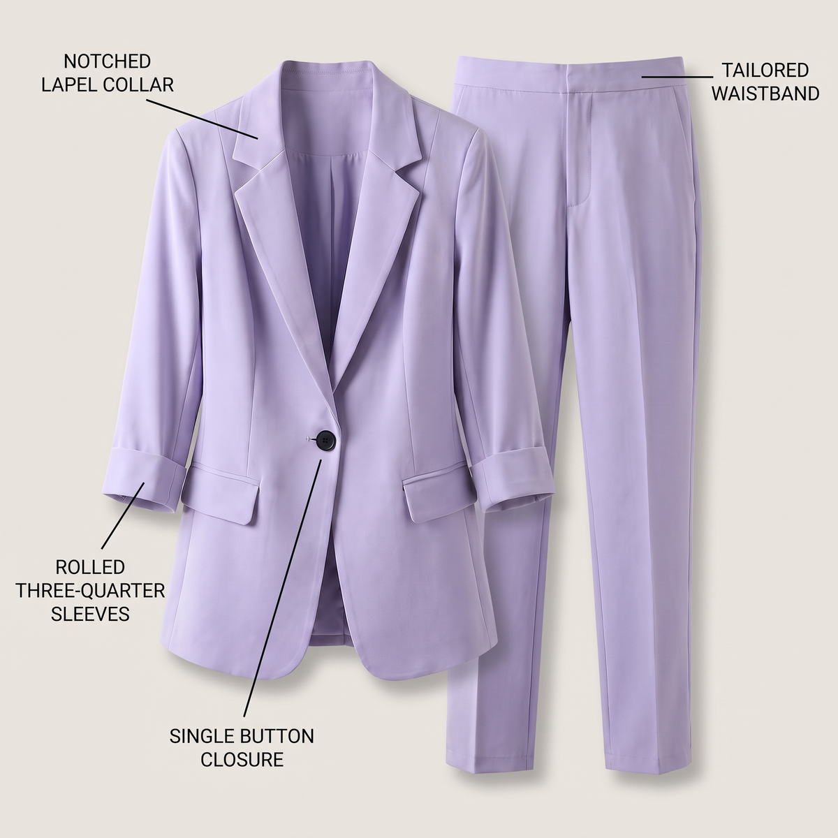 Isla Blazer & Trouser Set