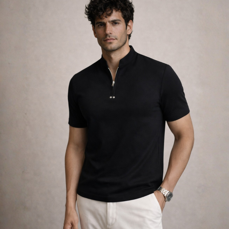 Noah Stand Collar T-Shirt