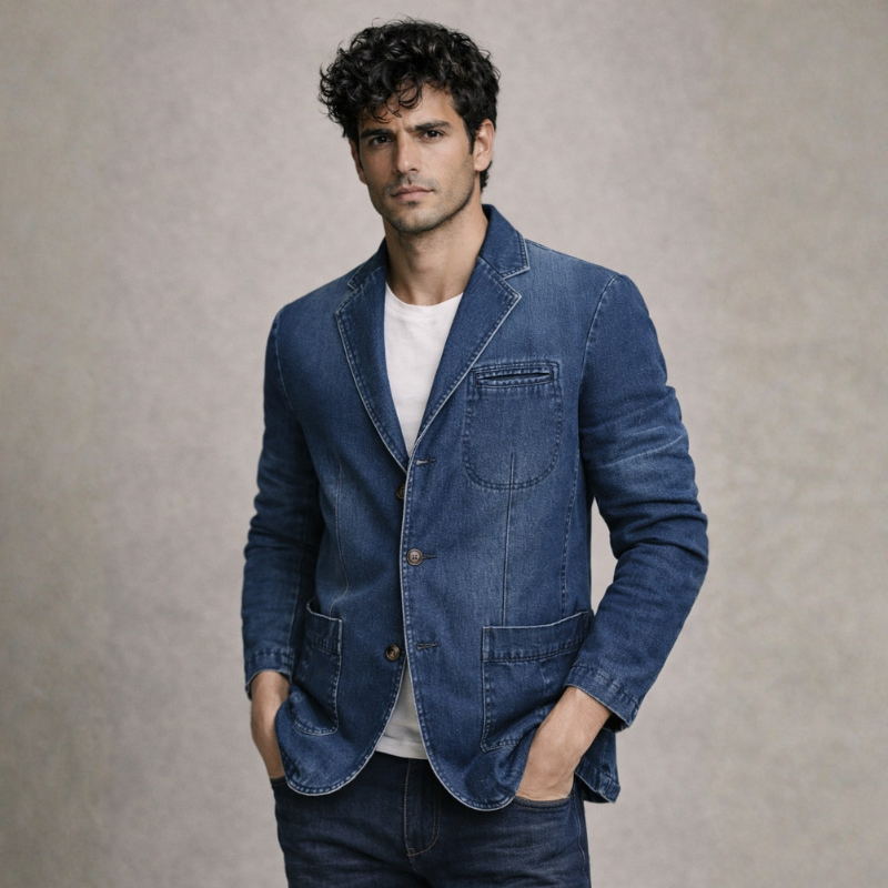 Mateo Denim Blazer