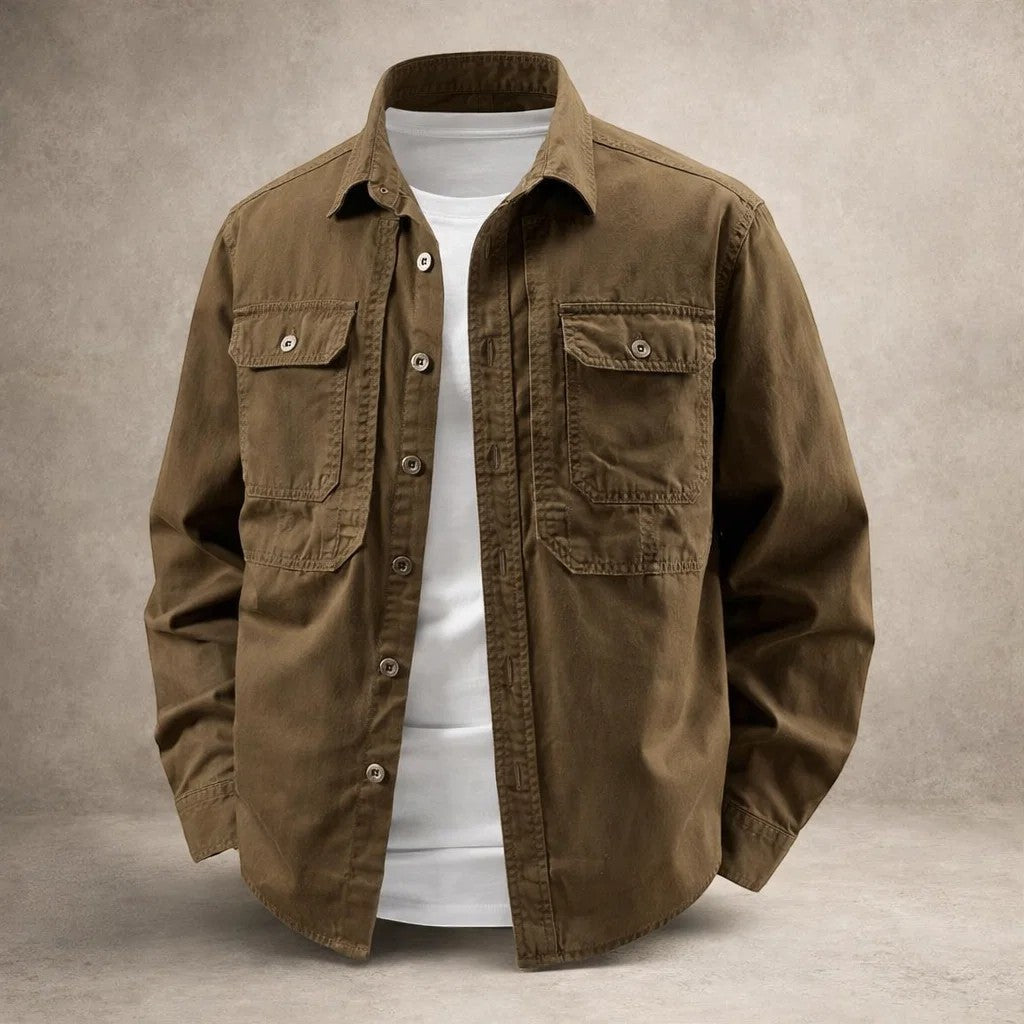Angus Double-Pocket Utility Overshirt