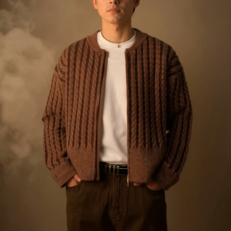 Orlando Zip Cardigan