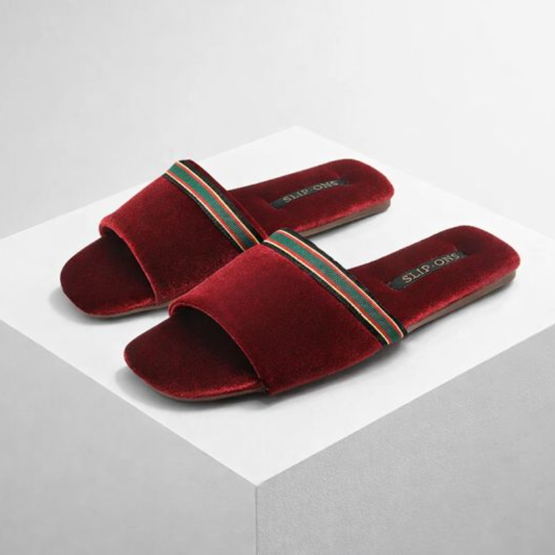 Spin-ons Open Toe Slippers