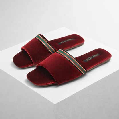 Spin-ons Open Toe Slippers