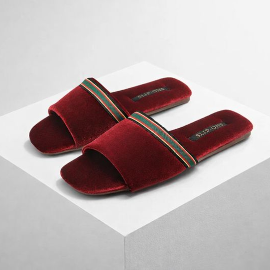 Spin-ons Open Toe Slippers