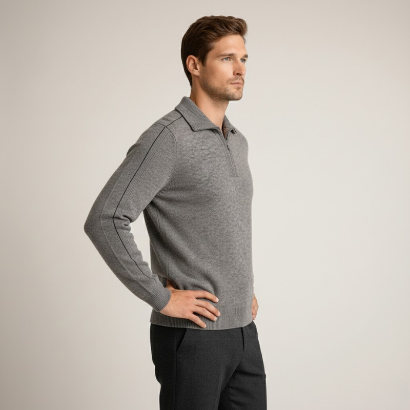 Jack Vanderbilt Polo Sweater