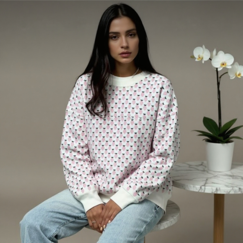 Kiki Strawberry Sweater
