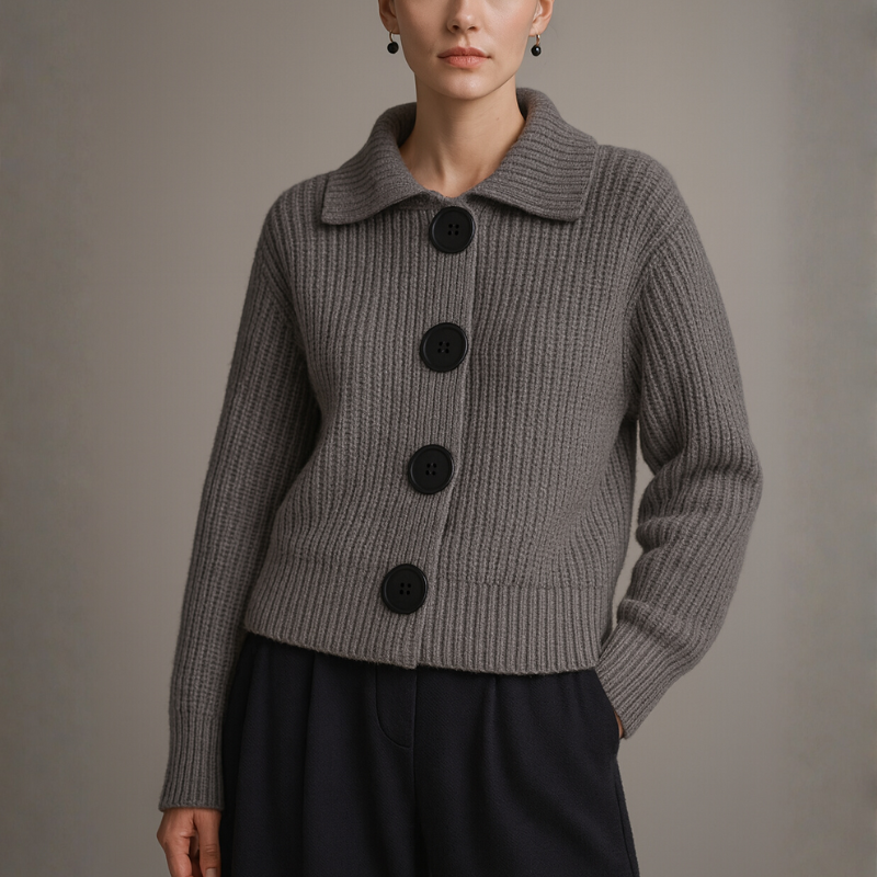 Coraline Button Up Knit Cardigan