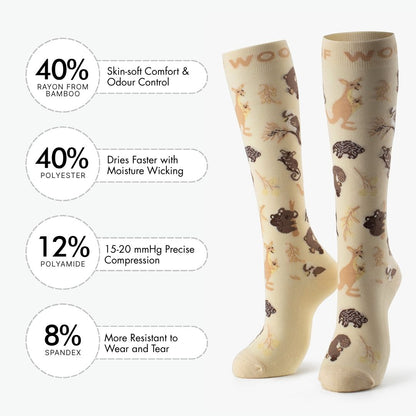 Reva Aussie Bamboo Compression Socks