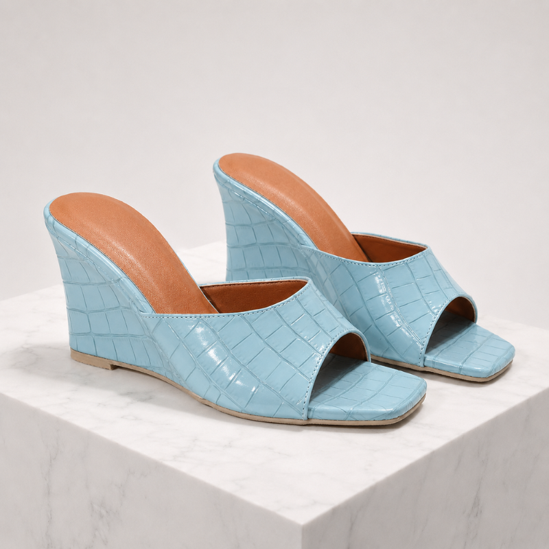 Christina Wedge Sandals