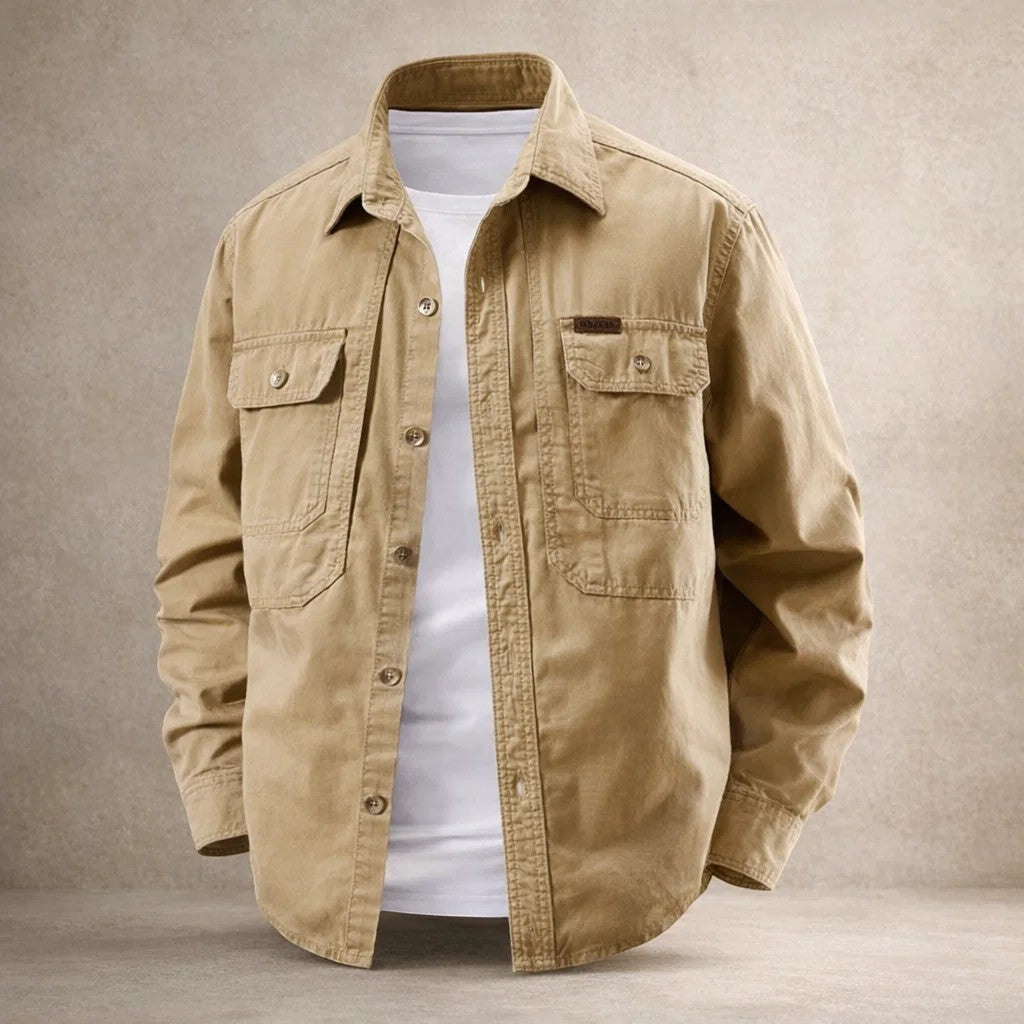 Angus Double-Pocket Utility Overshirt