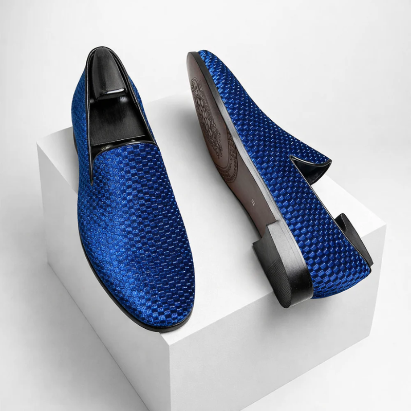 Benedict Velvet Flat Shoes