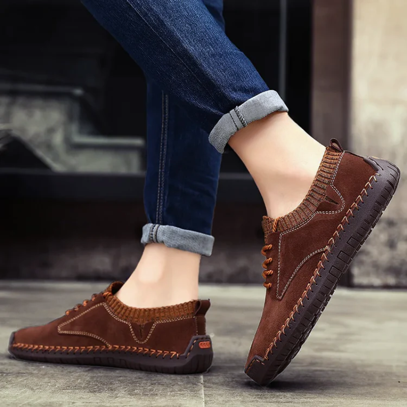 Jonathan Suede Flats