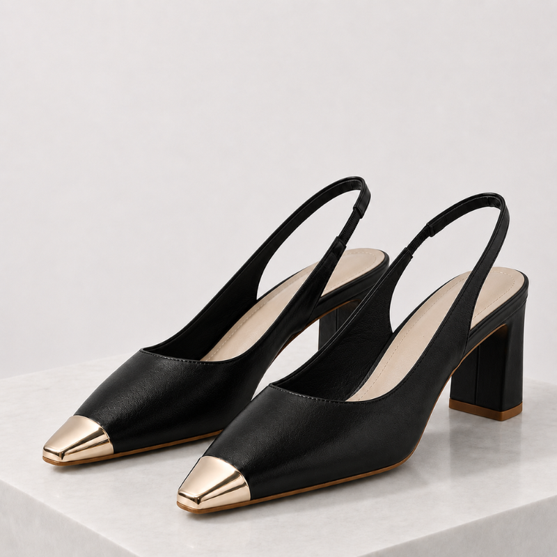 Maren Square Toe Heels