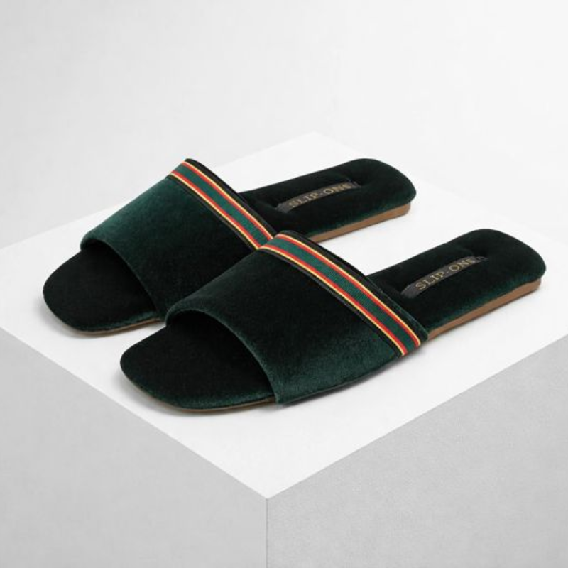 Spin-ons Open Toe Slippers