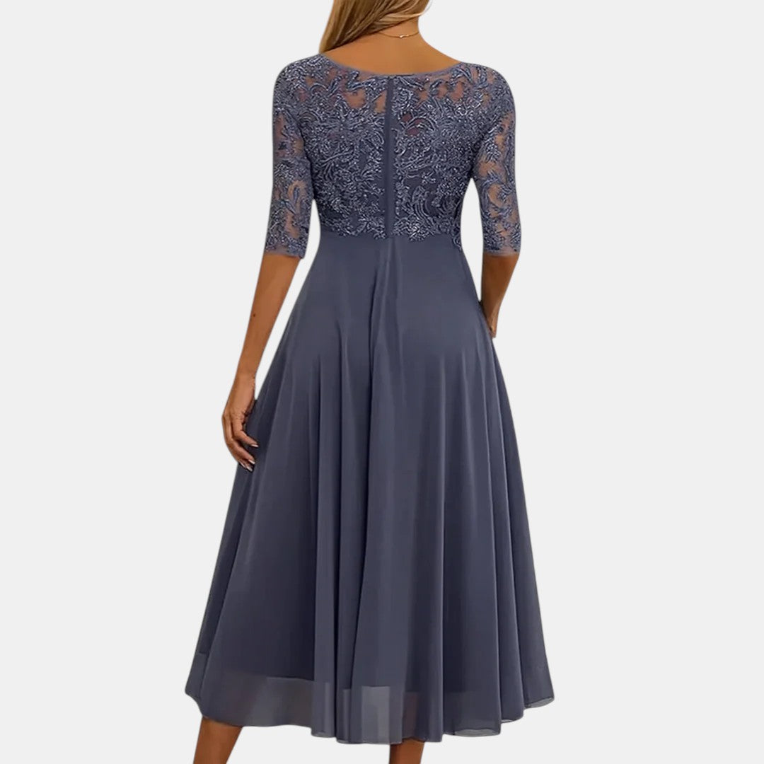 Clara Lace Bodice Dress