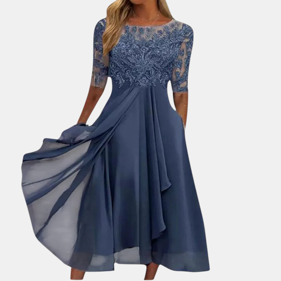 Clara Lace Bodice Dress