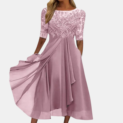 Clara Lace Bodice Dress