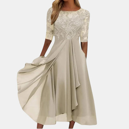 Clara Lace Bodice Dress