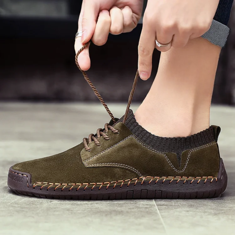 Jonathan Suede Flats