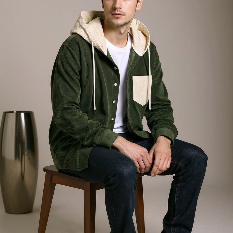 Tommy Corduroy Hooded Jacket
