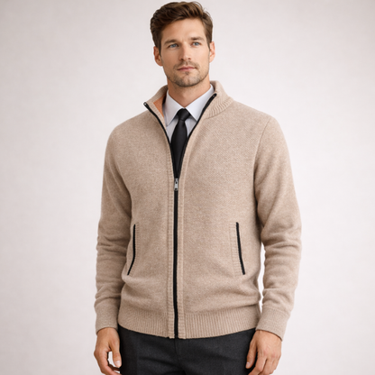 Steward Zipper Cardigan