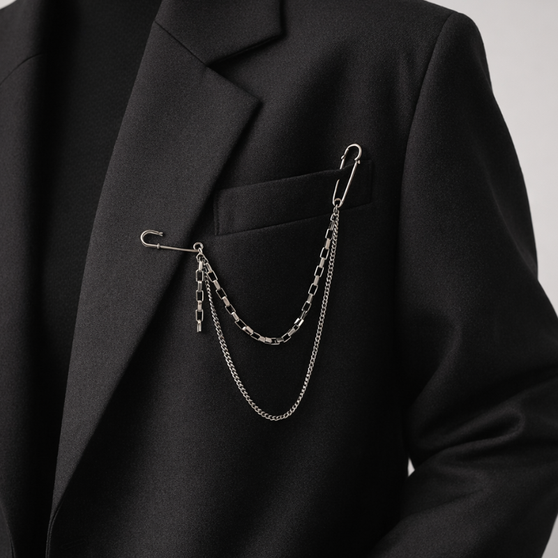 Shine Chain Lapel Pins
