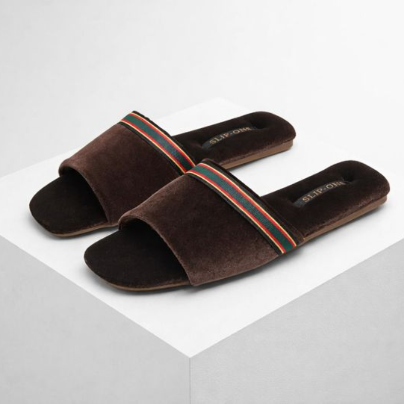 Spin-ons Open Toe Slippers
