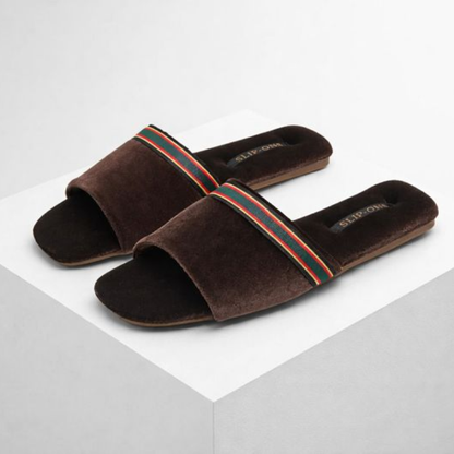 Spin-ons Open Toe Slippers
