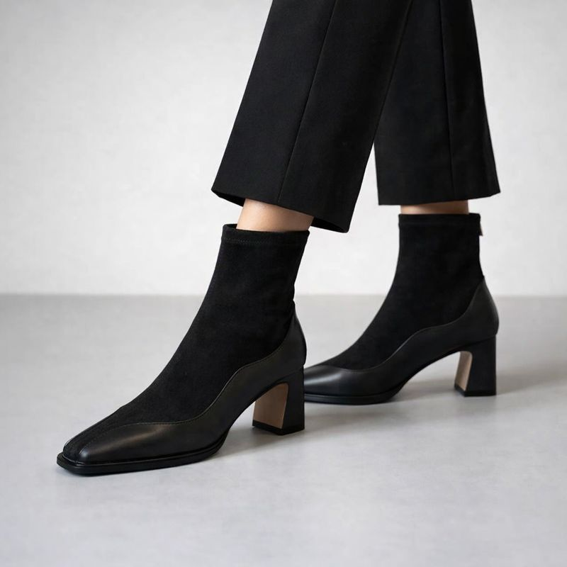 Taylor Square Toe Ankle Boots