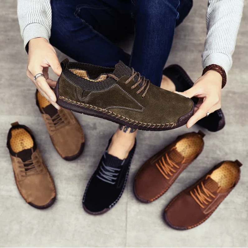 Jonathan Suede Flats
